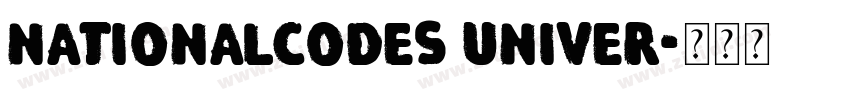 NationalCodes Univer字体转换